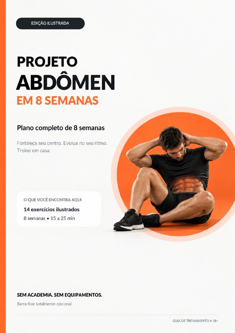 Capa original do Projeto Abdômen em 8 Semanas